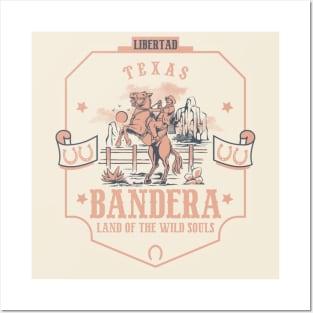 Bandera Texas wild west town Posters and Art